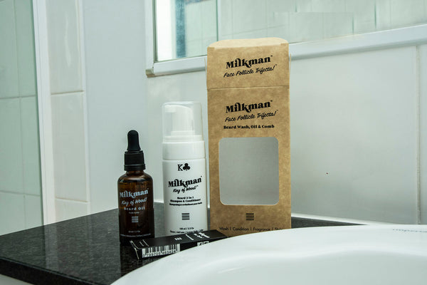 Beard Oil, Shampoo & Comb Pack