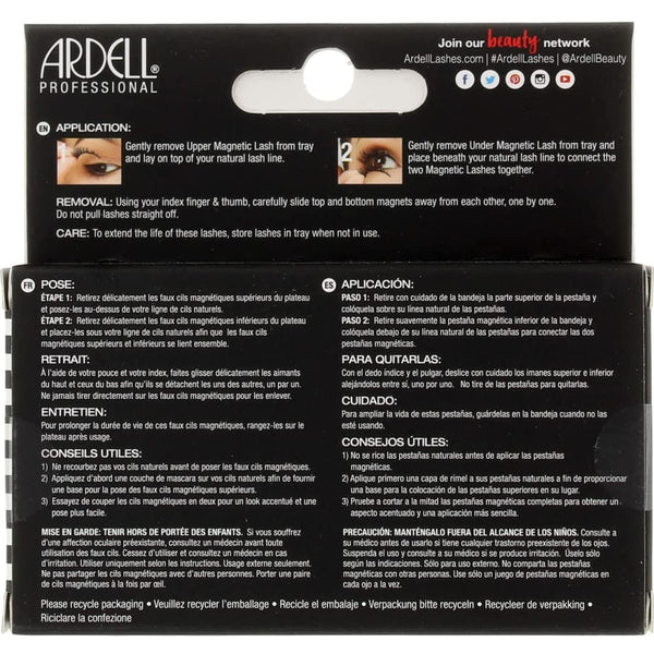 Ardell Double Demi Wispies Magnetic Lashes, Black, (1 Pack) (AII67952)
