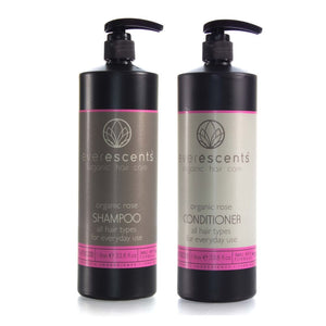 Everescents Organic Rose Shampoo and Conditioner 1L/1000ml 