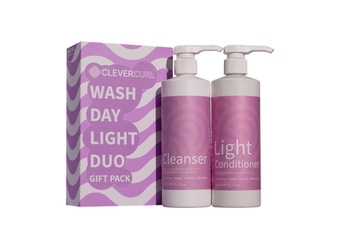 Clever Curl Wash Day Light Mother's Day Duo