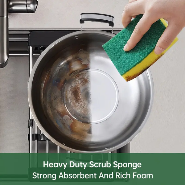 1 Pack of 3 Scourer Sponge Strong Commercial Grade Regular