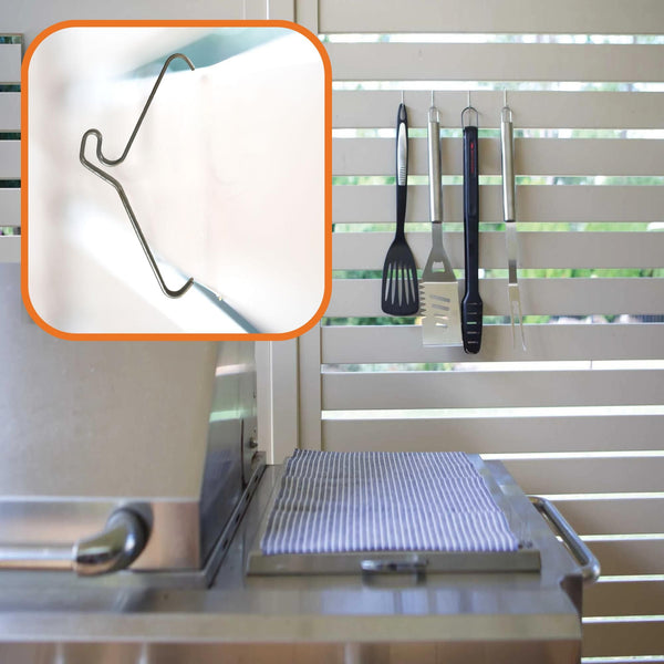 10 Pck 120mm (4.7’’) Brick Hooks - Wall Crab Clips Hangers