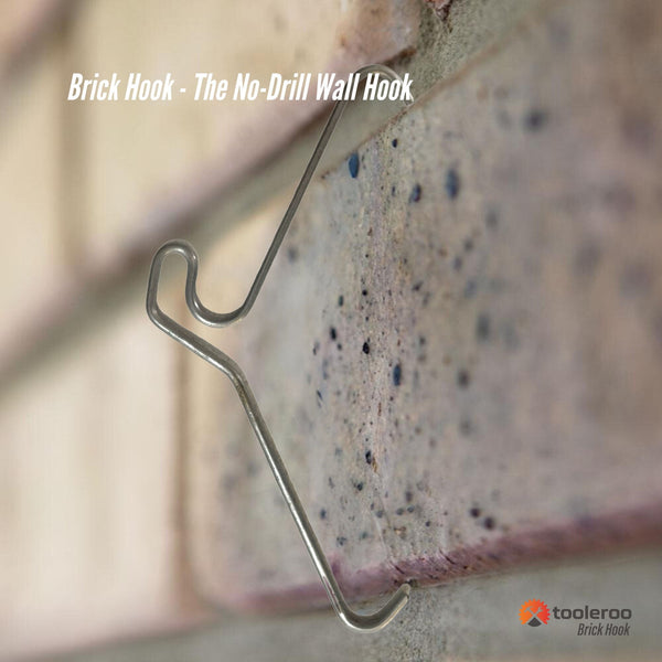 10 Pck 120mm (4.7’’) Brick Hooks - Wall Crab Clips Hangers