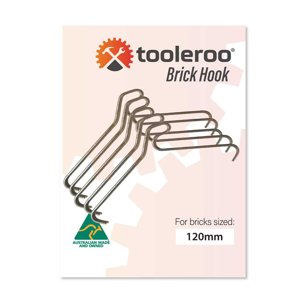 10 Pck 120mm (4.7’’) Brick Hooks - Wall Crab Clips Hangers
