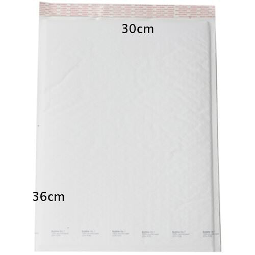 10 Piece Pack -360x300mm White Bubble Padded Bag Post