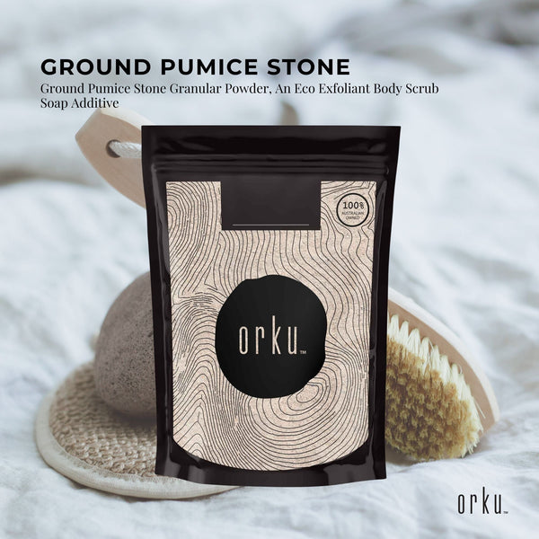 100g Ground Pumice Stone Granular Powder Eco Exfoliant Body