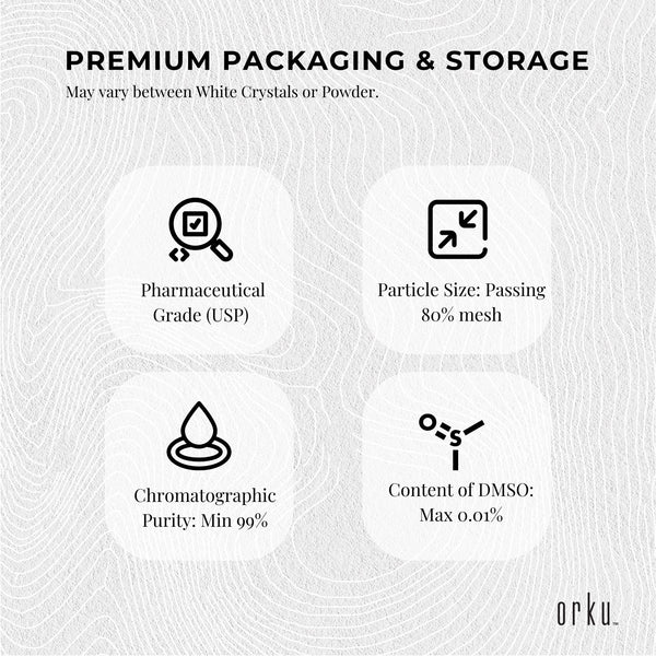 10Kg MSM Powder or Crystals Tub - 99% Pure