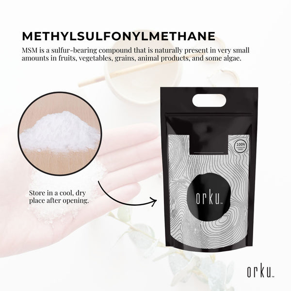 10Kg MSM Powder or Crystals Tub - 99% Pure