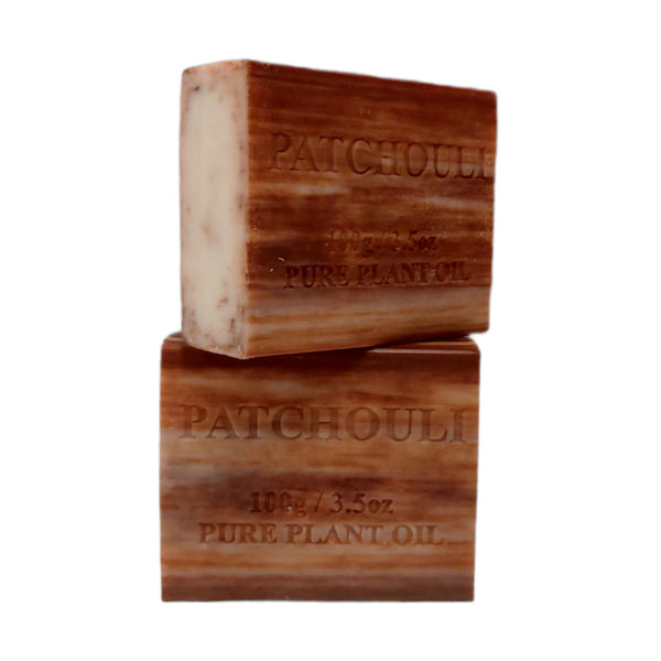 10x 100g Plant Oil Soap Patchouli Scent Pure Natural