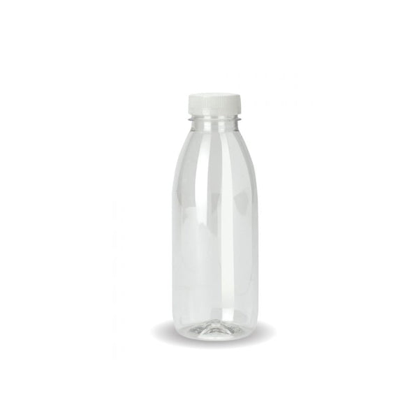 10x 300ml PET Juice Bottles + Tamper Evident Caps - Empty