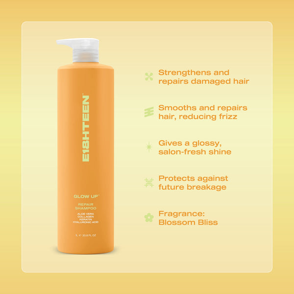 E18HTEEN Glow Up Repair Shampoo 1L