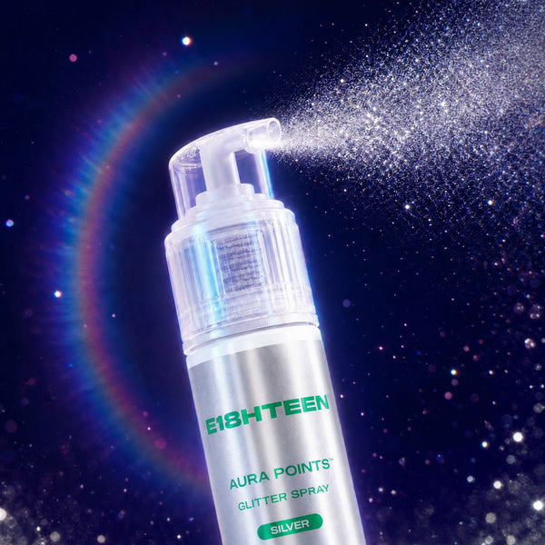 E18HTEEN Aura Points Glitter Spray Silver 12g