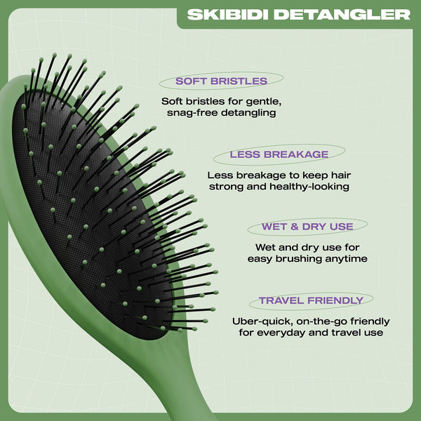 E18HTEEN Skibidi Detangler Dark Mode Green
