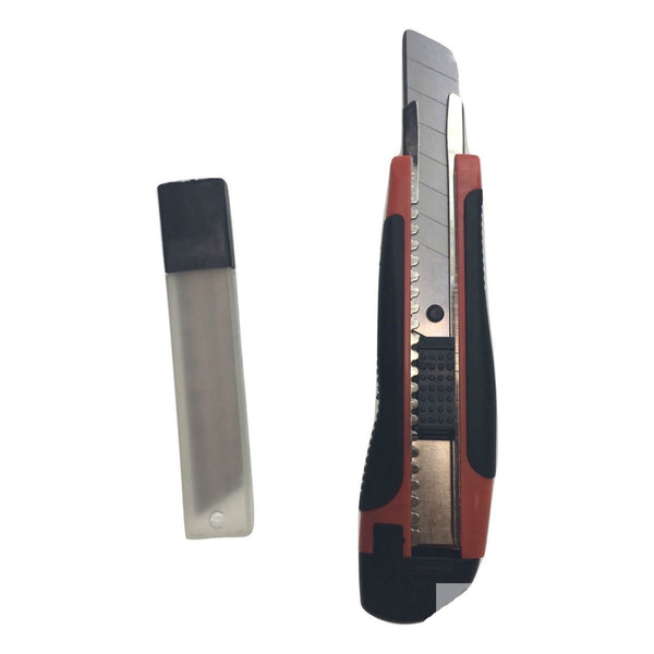 12x BOX CUTTERS Knife Retractable Blade Snap Off Razor 18mm