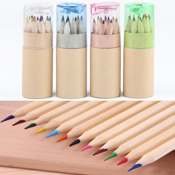 18pcs Mini Colour Pencils Junior Artist Coloured Pencils