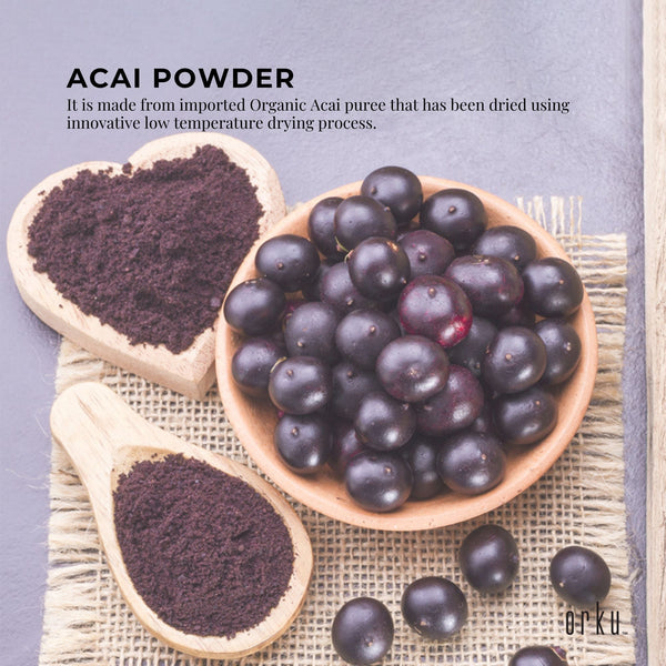 1Kg Acai Powder 100% Organic - Pure Superfood Amazon
