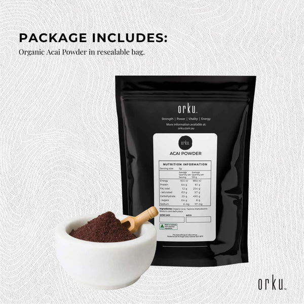 1Kg Acai Powder 100% Organic - Pure Superfood Amazon