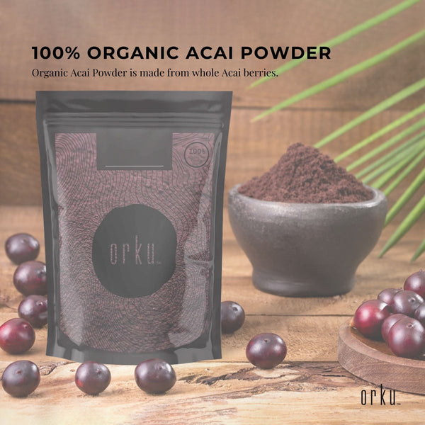 1Kg Acai Powder 100% Organic - Pure Superfood Amazon
