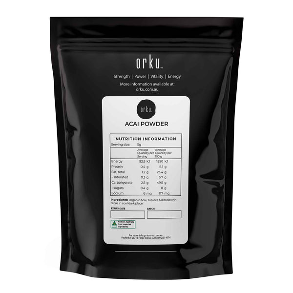 1Kg Acai Powder 100% Organic - Pure Superfood Amazon