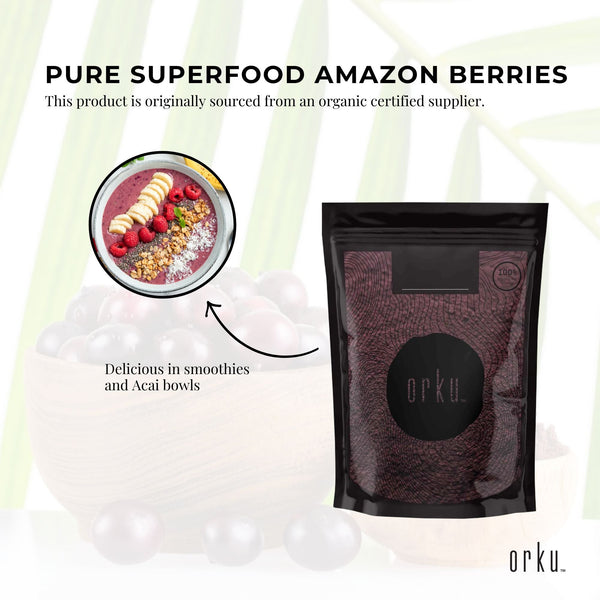 1Kg Acai Powder 100% Organic - Pure Superfood Amazon