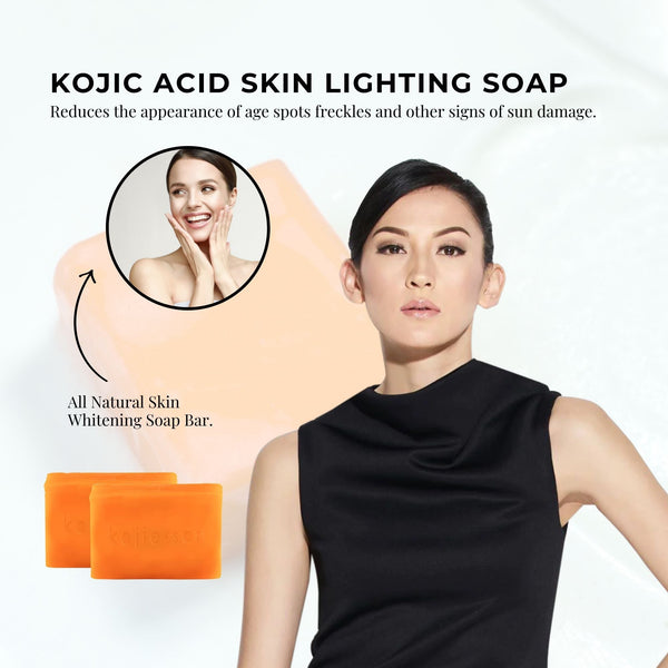 1x Kojie San Soap Bar - 135g Skin Lightening Kojic Acid