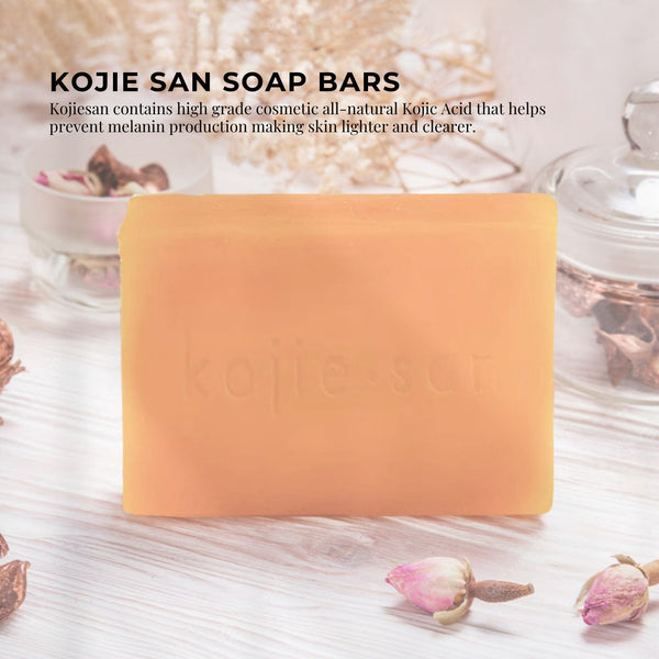 1x Kojie San Soap Bar - 135g Skin Lightening Kojic Acid