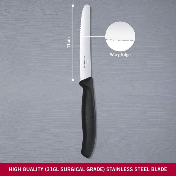 1x Victorinox Standard Wavy Edge Steak and Tomato Knife
