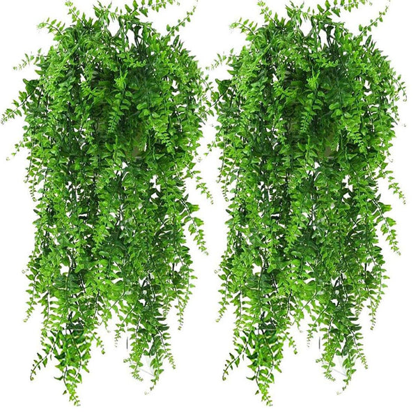 2 Pack 76cm Fake Plants Faux Artificial Eucalyptus Plants