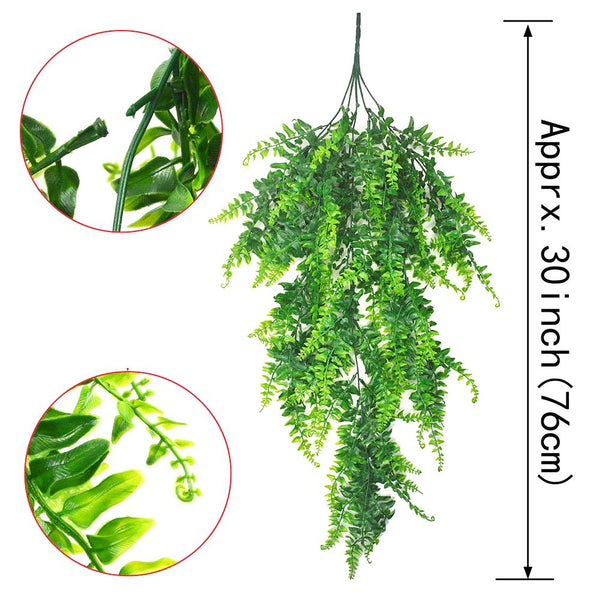 2 Pack 76cm Fake Plants Faux Artificial Eucalyptus Plants