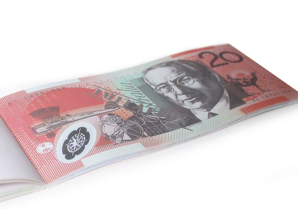 20 Dollar Australian Souvenir Note Pad Fake AUD Money - 1
