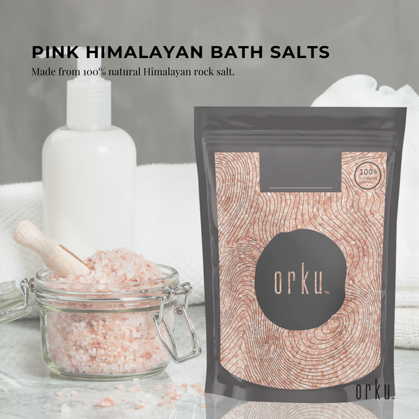 200g Pink Himalayan Bath Salts - Natural Crystal Rocks