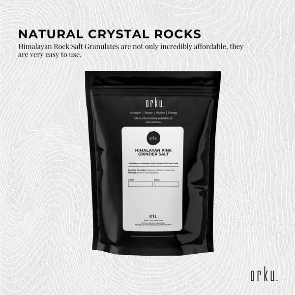 200g Pink Himalayan Bath Salts - Natural Crystal Rocks