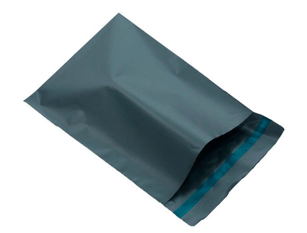 25 Pack - 600x450 mm LARGE GREY PLASTIC MAILING SATCHEL