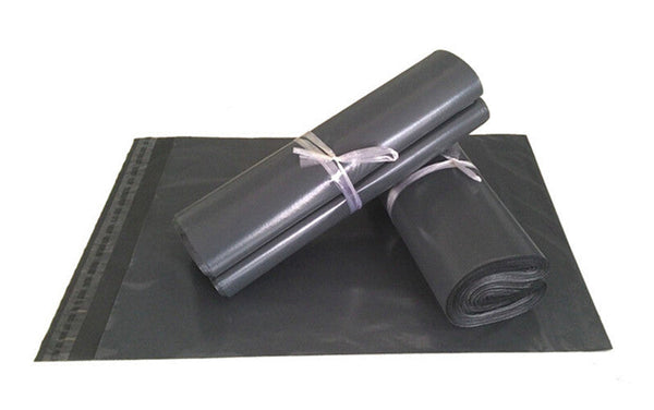 25 Pack - 600x450 mm LARGE GREY PLASTIC MAILING SATCHEL