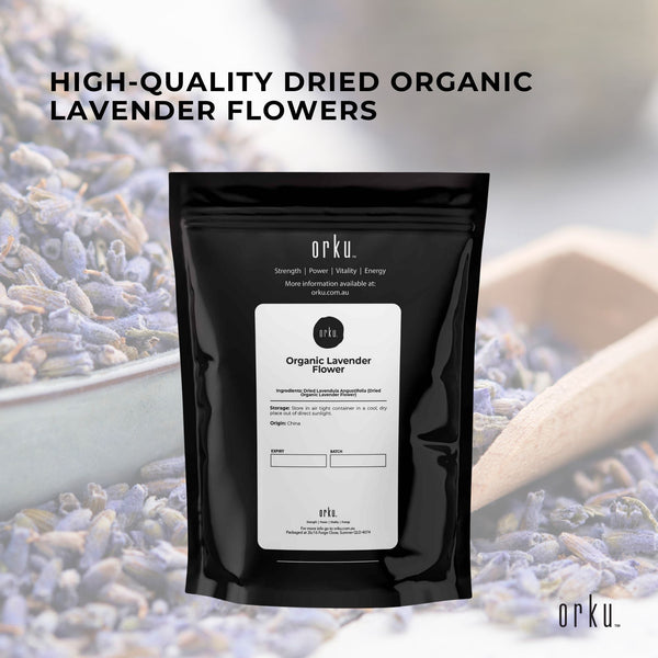 250g Organic Lavender Flower - Dried Fragrant Lavendula