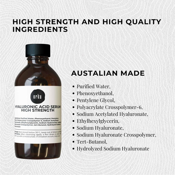 250ml Hyaluronic Acid Serum - High Strength Bulk Cosmetic