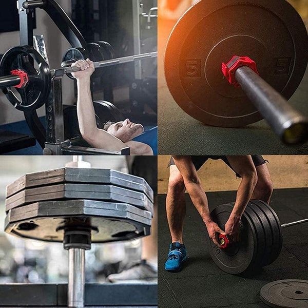 2Pcs 2in / 50mm Olympic Dumbbell Clamps Barbell Clamps