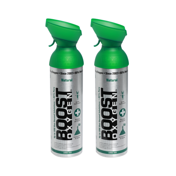 2pk 10 Litres of Boost Pure Oxygen in a Can Supplemental