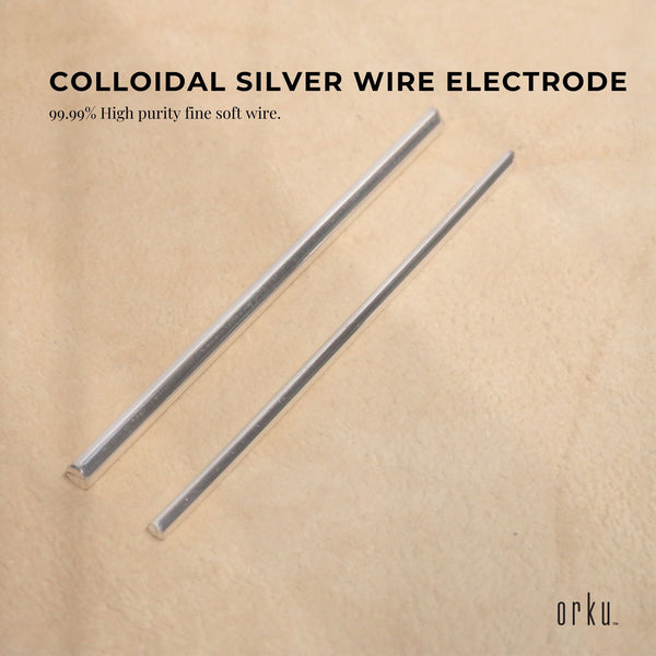 2x 8’’ Silver Rods 12 Gauge 99.99% High Purity Fine Soft