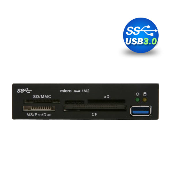 3.5’’ USB 3.0 All in One Internal Card Reader Full Long