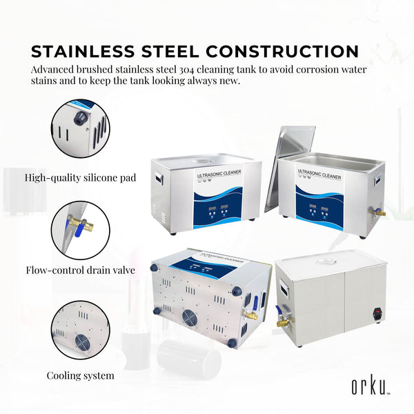 30L Digital Ultrasonic Cleaner Jewelry Ultra Sonic Bath