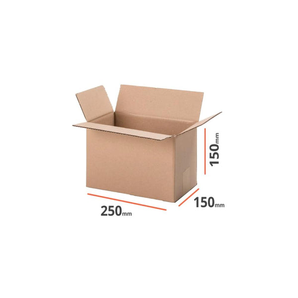 30x Cardboard Boxes 250x150x150mm Carton Box Small Moving