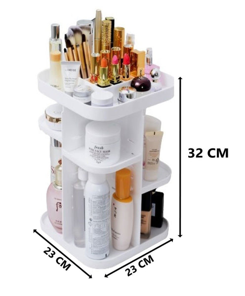 360 Rotating Large Capacity Makeup Organizer for Bedroom