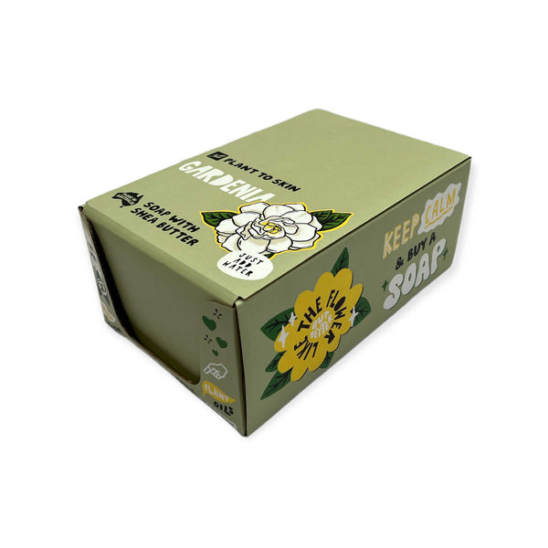 4x 100g Plant Oil Soap Gardenia Scented - Pure Natural