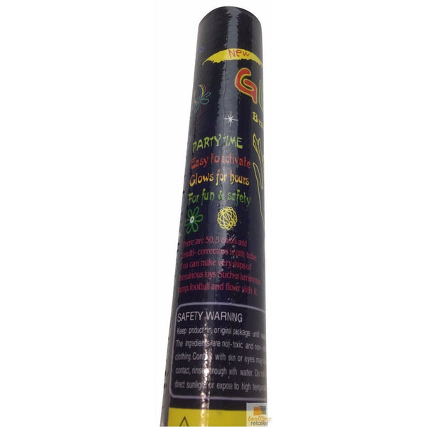 50 GLOW STICKS Party Light Glow In The Dark Rave NECKLACE
