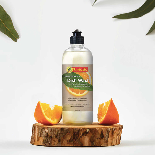 500ml Dish Wash Liquid Orange Eucalyptus Plant Based