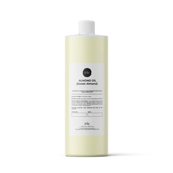 500ml Sweet Almond Oil Cosmetic Grade 100% Pure Natural