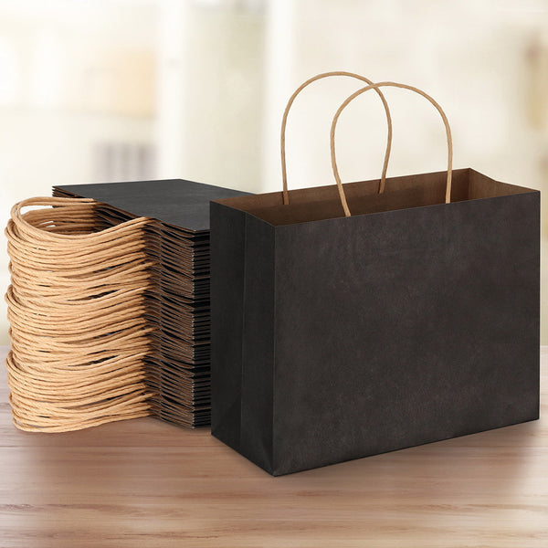 50pcs Bulk Paper Bags Pack Shopping Retail Gift Bags