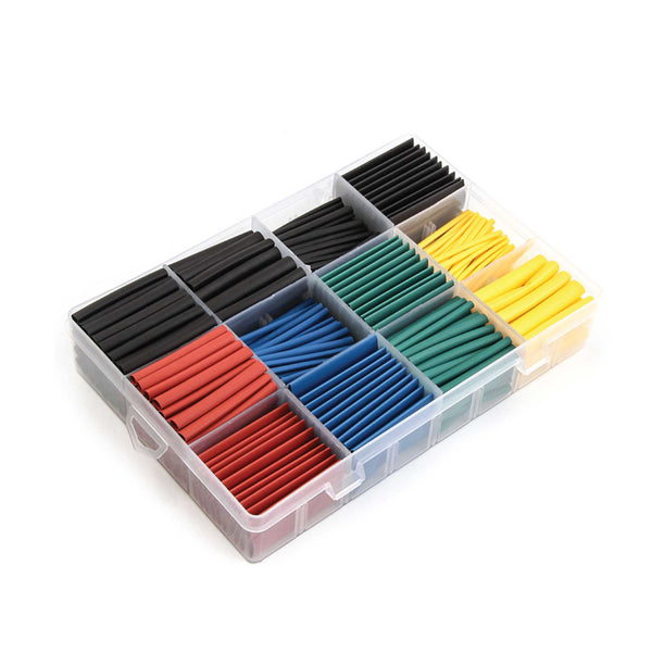 530 Pcs Heating Shrink Sleeve Set Heat Shrinkable