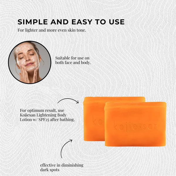 5x Kojie San Soap Bars - 135g Skin Lightening Kojic Acid